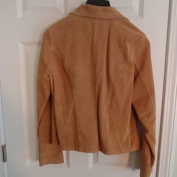 Women's suede leather jacket - Picture 4 of 6